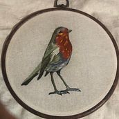 Mi Proyecto del curso: Técnicas de bordado: ilustrando con hilo y aguja. Embroider project by loreramos26 - 04.20.2019