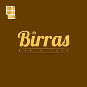 Birras Bar and Cafè. Un progetto di Design e Design di loghi di Renny Quintero Sanchez - 18.02.2019