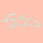 Mi Proyecto del curso: Lettering cursivo para logotipos. Calligraph, and Lettering project by Constanza diaz-muñoz suazo - 02.18.2019