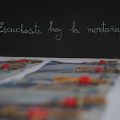 ¿Escuchaste hoy la montaña? -Fanzine-. Een project van Borduurwerk,  Creativiteit y Fotografie van Beatriz Dipp - 18.02.2019