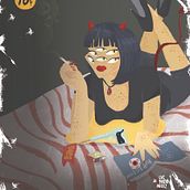 Monstruous Posters of Famous Movies. Un projet de Cinéma, Conception d'affiches et Illustration traditionnelle de Luc Bueno Gléz - 18.02.2019