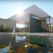 Pabellón alemán - Mies Van Der Rohe. 3D, Animação 3D, e Arquitetura projeto de judithsaladie97 - 19.02.2019