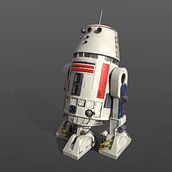 Star Wars R4D5. 3D, and 3D Modeling project by enriquepbart - 02.20.2019