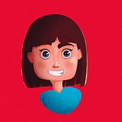 Ilustration-Girl. Ilustração tradicional e Ilustração digital projeto de Angel Iriarte - 20.02.2019