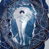 Dejen dar a las flores un paseo.... Embroider, and Collage project by Anahy Ángeles - 02.20.2019
