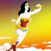 Mujer Maravilla. Comic project by bryan_sanchezrocha - 02.20.2019