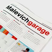 Catálogo Malevich Garage. Graphic Design project by Marcel Abellanet Ventura - 02.21.2019
