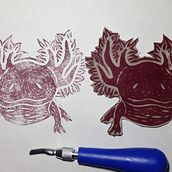 Mi Proyecto del curso: Carvado de sellos y técnicas de estampación. Un proyecto de Artesanía, Estampación y Serigrafía de Edgardo Aquino - 22.02.2019