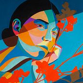Portraits. Handmade illustrations. Een project van Schilderij van Rocio Montoya - 25.02.2019