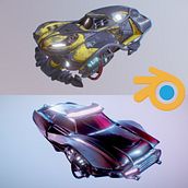 tCyberpunk chase animation // W.I.P personnal project. 3D, Animação 3D, Cinema, Criatividade, Modelagem 3D, e VFX projeto de Marcos Barrios Muñoz - 27.02.2019