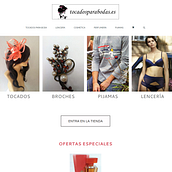 Tocados para bodas | Tienda online. Web Design project by Luis Mazuecos Salas - 09.16.2016