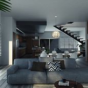 CASA N INTERIOR. Projekt z dziedziny Animacje 3D,  Architektura, Architektura wnętrz,  Modelowanie 3D, Animacje 2D,  Dekoracja wnętrz,  R, sunek, Design, Fotografia, Fotografia art, st i czna użytkownika jair navarro - 28.02.2019