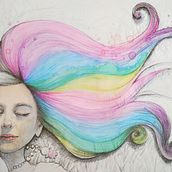 Mi Proyecto del curso: Retrato ilustrado en acuarela. Projekt z dziedziny  R, sunek, R, sunek ołówkiem,  R, sunek art, st, czn, Portret, Fotografia, Trad, c i jna ilustracja użytkownika Julieta Devoto Negreira - 05.04.2019