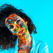 Paint It Blue - 4. Een project van Fotografie, Portretfotografie y  Fotografische verlichting van Félix García Justicia - 01.03.2019