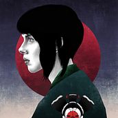 Ghost in the Shell. Traditional illustration project by miguelsierraz1994 - 03.04.2019