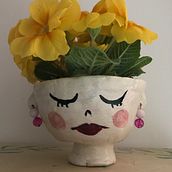 Mi Proyecto del curso: Cerámica creativa: LA DAMA FLORERO. Creativit project by Luciana Veronica Lawryczenko - 03.03.2019
