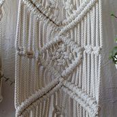 Mi Proyecto del curso: Introducción al macramé: creación de un tapiz decorativo. Creativit project by jsabrii.b - 03.04.2019