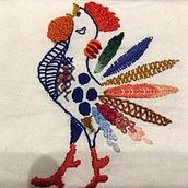 Mi Proyecto del curso: Técnicas de bordado: ilustrando con hilo y aguja. Sewing project by Sarah Mendoza - 03.09.2019