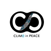 Logo Climb in Peace. Empresa dedicada al guiaje y búsqueda de alojamiento para escalador@s.. Br, ing & Identit project by Fàtima RasMas - 05.24.2019