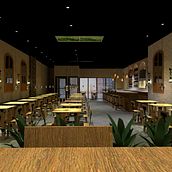 Restaurante mezclas . Architecture project by Camila Alvarez - 12.07.2018