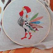 Mi Proyecto del curso: Técnicas de bordado: ilustrando con hilo y aguja. Arts, and Crafts project by Manu Palomo - 03.05.2019
