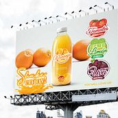 Juices. Een project van Logo-ontwerp, Grafisch ontwerp, Packaging y  Reclame van Celi Rébora Tagniani - 04.09.2018