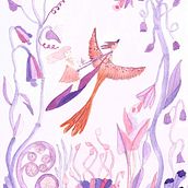 Mi Proyecto del curso: Animalario botánico: acuarela, tinta y grafito. Watercolor Painting project by Cris - 03.07.2019