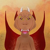 Mi Proyecto del curso: Demonio Vegano. Un progetto di Illustrazione digitale e Fumetto di keko_zargetonn - 07.03.2019