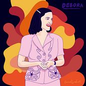 Débora Arango . Un progetto di Graphic design, Illustrazione digitale e Illustrazione vettoriale di Daniel Escobar Mor - 08.03.2019