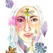 Mi Proyecto del curso: Retrato ilustrado en acuarela. Fine Arts project by JEss Morales - 03.09.2019