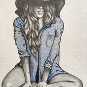 Mi sombrero. Un proyecto de Ilustración tradicional de Lidia Cantos - 09.03.2019