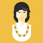 Mi Proyecto del curso: Retrato geométrico minimalista. Digital Illustration, and Vector Illustration project by Johnny Leon - 03.09.2019