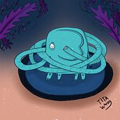 susi una elefanta en el zoo de barcelona. Un progetto di Cinema, Disegno e Illustrazione tradizionale di tita wong - 11.03.2019