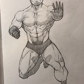 My project in Ilustración para cómics: anatomía de un superhéroe course Ein Projekt aus dem Bereich Artistische Zeichnung von jonnysimons88 - 11.03.2019