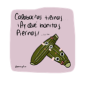 Calabacitas Tiernas. Un projet de Dessin de Menchu Galván - 12.03.2019