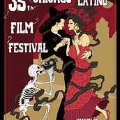 Poster design for Chicago latino film festival. Poster Design project by Marc Conesa - 03.13.2019