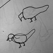 Experimentación con línea contínua. Un projet de Illustration traditionnelle de Rosa Sánchez Cerro - 13.03.2019