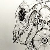 Ilustración a tinta. Creativit, Drawing, Artistic Drawing, Realistic Drawing, Design, and Traditional illustration project by Paola Juan Pérez - 03.13.2019