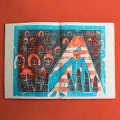 UP IN THE GALLERY. Un proyecto de Bellas Artes, Dirección de arte, Diseño editorial, Encuadernación, Ilustración tradicional y Producción audiovisual					 de La Granja Estudio Editorial - 14.03.2019