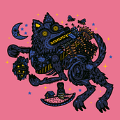 Bienal de Ilustración de México. Traditional illustration project by Alan Mendoza - 03.15.2019