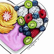 Foodillustration. Traditional illustration, and Digital Illustration project by Olga Matsepura - 03.15.2019