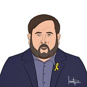 Oriol Junqueras . % Sergio Martínez tarafından hazırlanan Portre Çizimi, Geleneksel illüstras, on, Dijital İllüstras, Ve on projesi - 02.12.2019
