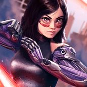 Battle Angel: Alita Fanart. Un projet de Illustration traditionnelle de Rafa Flores Art - 15.03.2019