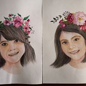 Mi Proyecto del curso: Retrato ilustrado en acuarela.  project by milavsan - 09.13.2019