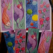Mi Proyecto del curso: Marcapáginas. Traditional illustration project by Irene Pérez Hervías - 05.13.2019