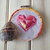 Corazón. Un proyecto de Bordado de Alejandra López - 19.03.2019