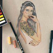 Mi Proyecto del curso: Ilustración con pastel y lápices de colores. Un progetto di Disegno di Daniela Navarro Mesinas - 20.03.2019