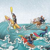  BASQUE TEAM Sport  Heros  cuento y comic. . Un proyecto de Cómic e Ilustración digital de Paul Caballero Barturen - 10.03.2019
