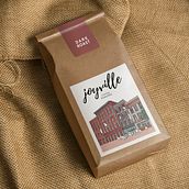 Joyville coffee . % Raluca Desa tarafından hazırlanan Geleneksel illüstras, on, Ve Ambalajlama projesi - 03.21.2019