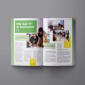 Monlau News 2017. Editorial Design project by Clara Comín Olóndriz - 03.22.2019